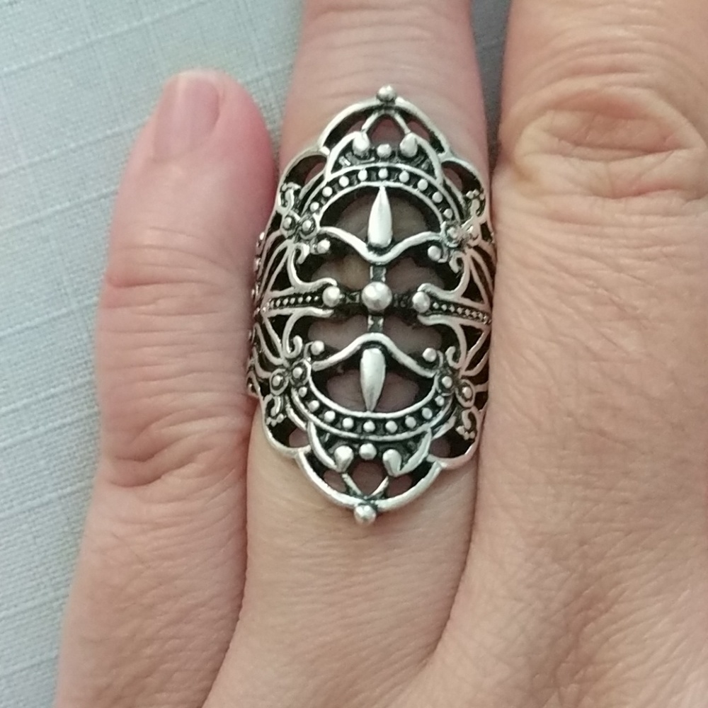 Antique Silver Ring - image 1